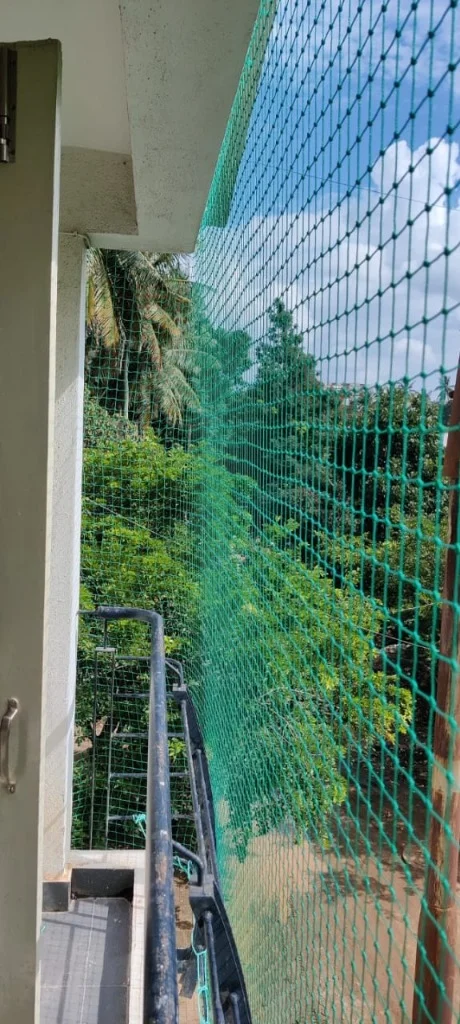 Exterior Building Facade Protection Safety Net by Lakshmi Enterprises