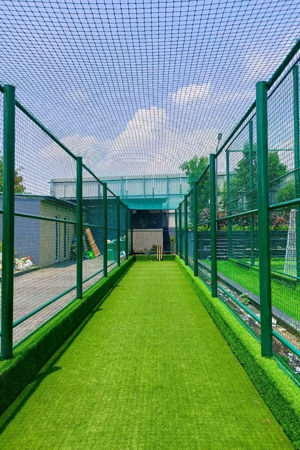 Outdoor Cricket Practice Pitch Net Enclosure by Lakshmi Enterprises